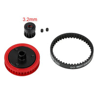 INJORA 3.2 Belt Drive Transmission Gears System For Axial SCX10 II 90046- Black