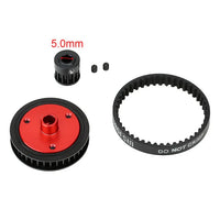 INJORA 5.0 Belt Drive Transmission Gears System For Axial SCX10 II 90046- Black