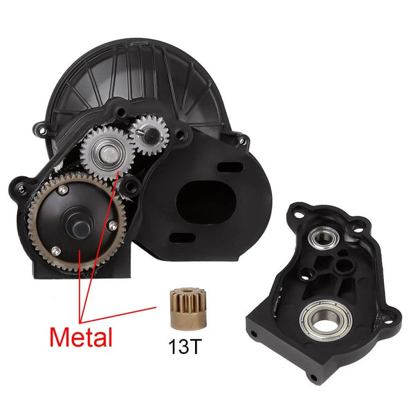 INJORA Complete Gearbox Transmission Gears Set for Axial SCX10 II -YQBX-02