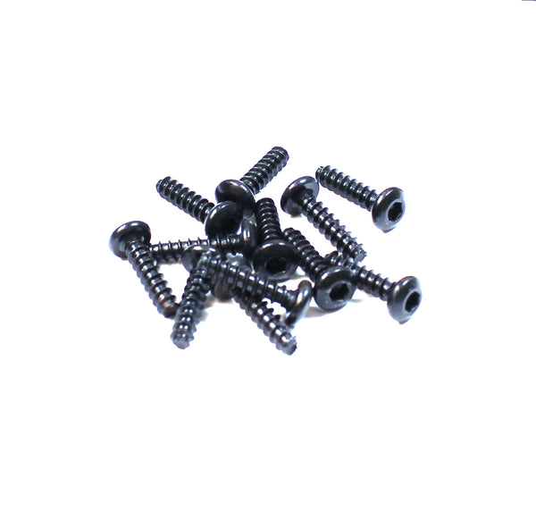 Rage RC Hex Button Head Self Tapping Screws 4x16mm (12): RZX