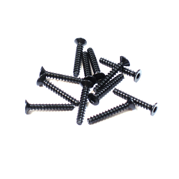 Rage RC Hex Countersunk Self Tapping Screws 4x25mm (12): RZX