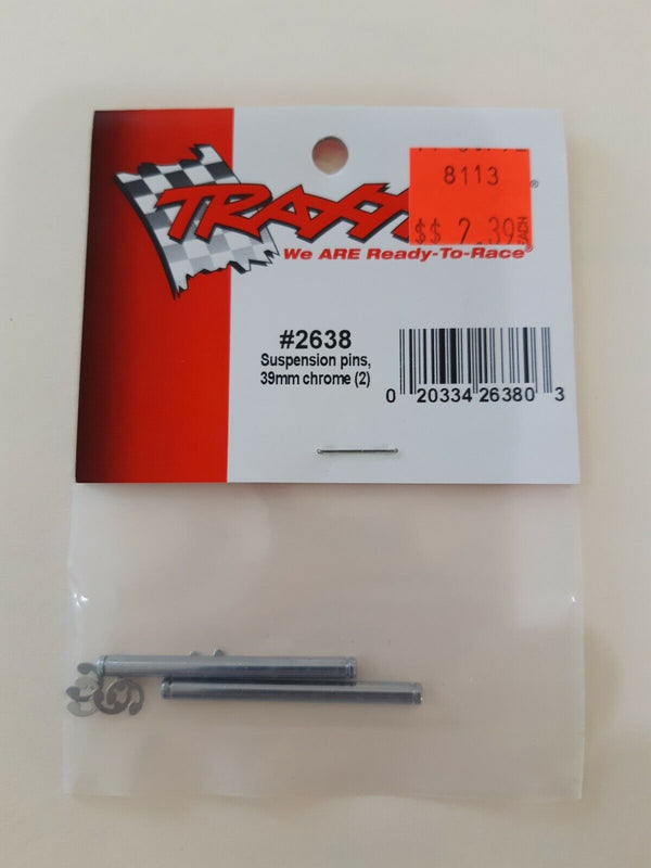 Traxxas Suspension Pins, 39mm/Chrome (2)