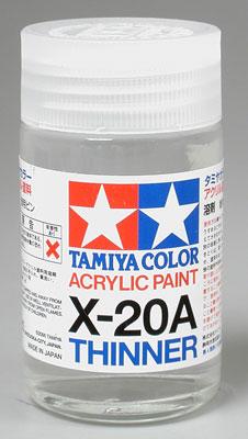 Tamiya Acrylic/Poly Thinner X-20A 46ML