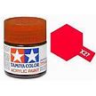 Tamiya Acrylic Mini X-27 Clear Red Paint