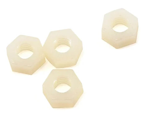 Traxxas 4mm nylon wheel nuts (4)