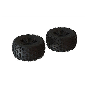 Arrma dboots 'Copperhead2 MT' Tire Set Black - Pair