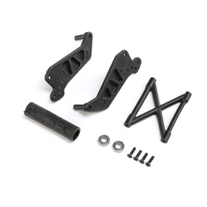 Losi Wheelie Bar Set, Black: LMT