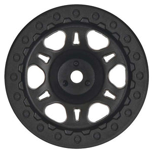 Pro-Line Split Six 2.2/3.0 One-Piece Wheels: Black