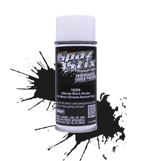 Spaz Stix Ultimate Black Backer for Mirror Chrome, Aerosol, 3.5oz